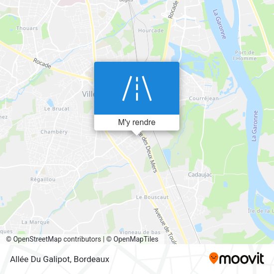 Allée Du Galipot plan