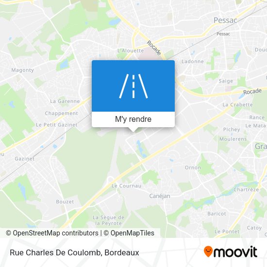 Rue Charles De Coulomb plan