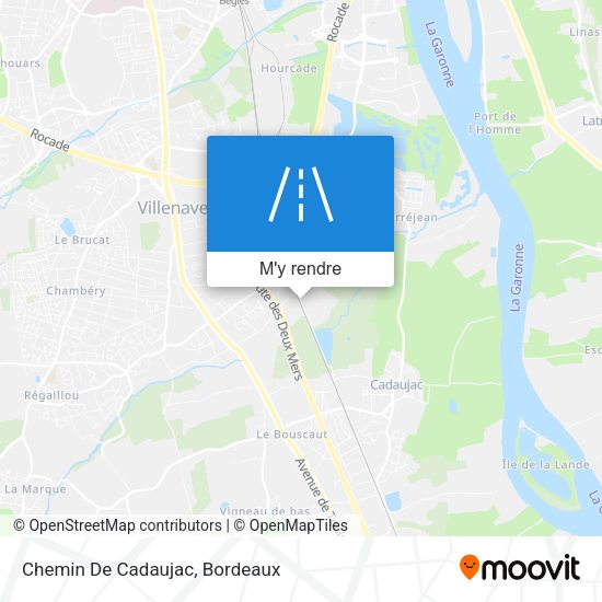 Chemin De Cadaujac plan
