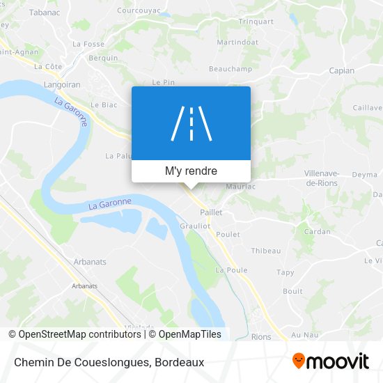 Chemin De Coueslongues plan