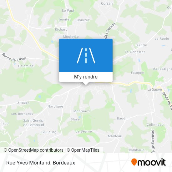 Rue Yves Montand plan