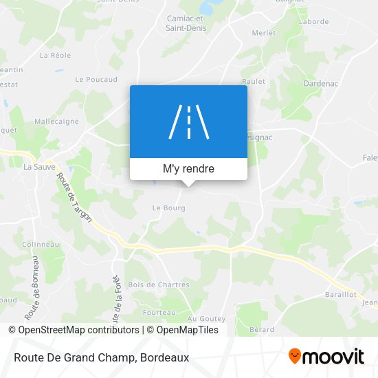 Route De Grand Champ plan