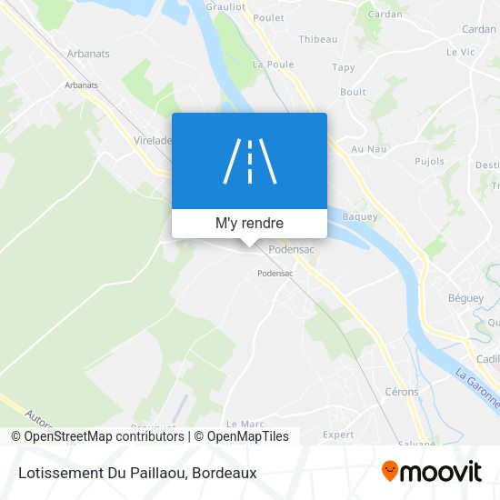 Lotissement Du Paillaou plan