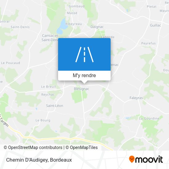 Chemin D'Audigey plan