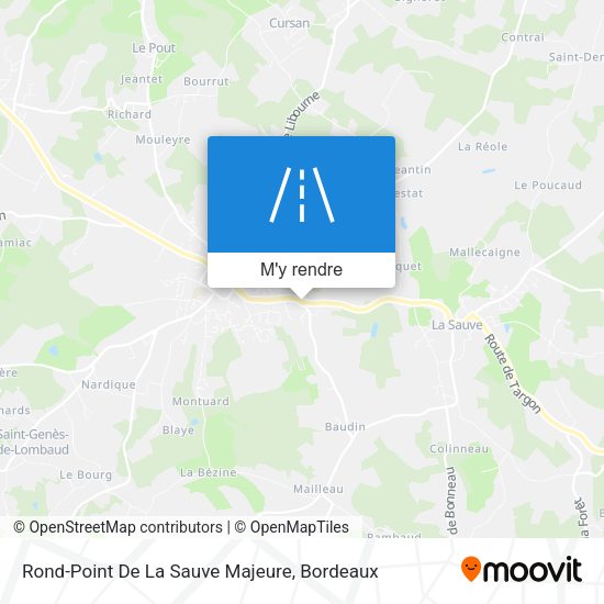 Rond-Point De La Sauve Majeure plan