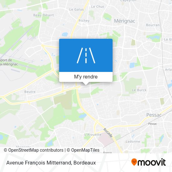 Avenue François Mitterrand plan