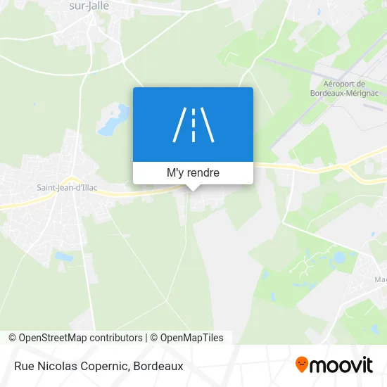 Rue Nicolas Copernic plan