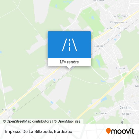 Impasse De La Billaoude plan
