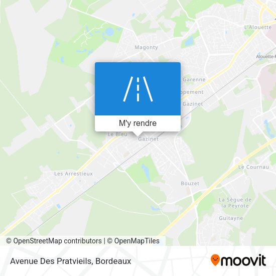 Avenue Des Pratvieils plan