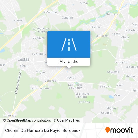 Chemin Du Hameau De Peyre plan