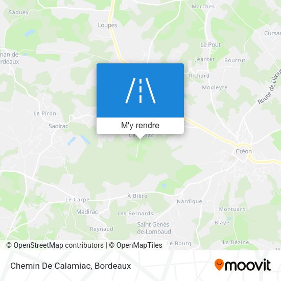Chemin De Calamiac plan