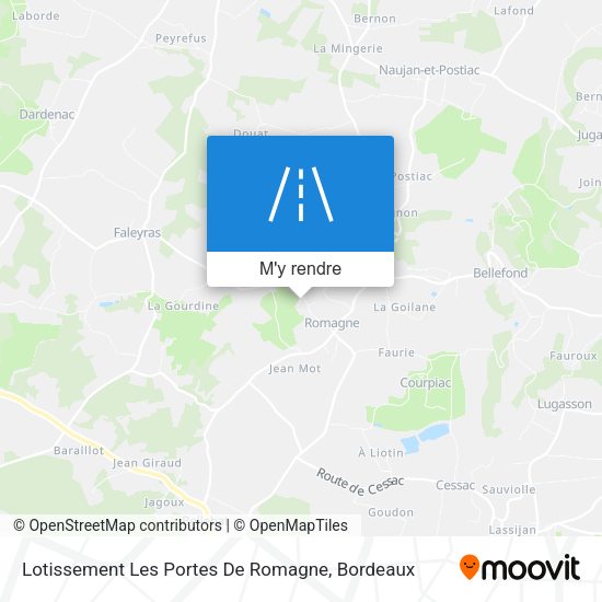 Lotissement Les Portes De Romagne plan