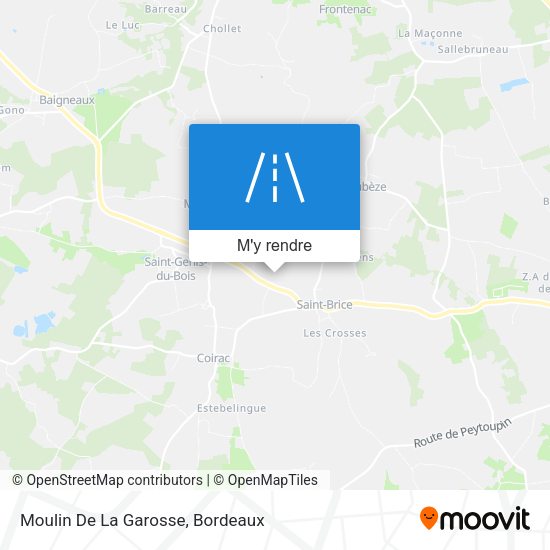 Moulin De La Garosse plan