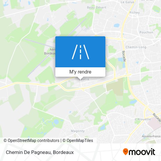 Chemin De Pagneau plan