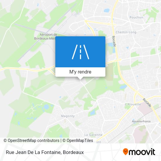 Rue Jean De La Fontaine plan