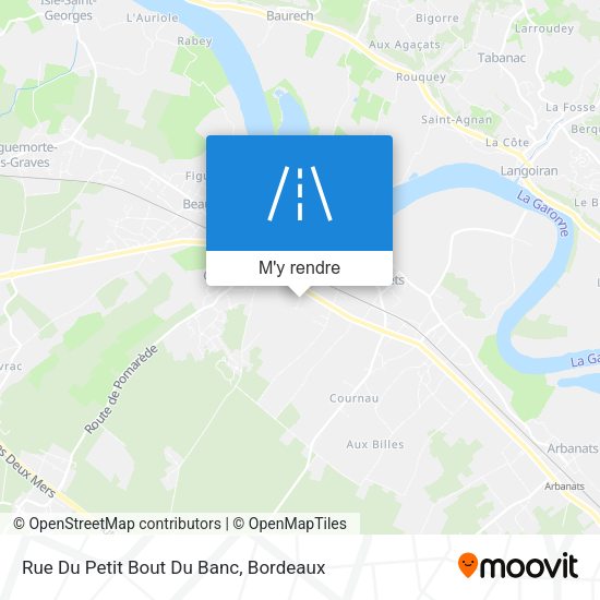 Rue Du Petit Bout Du Banc plan