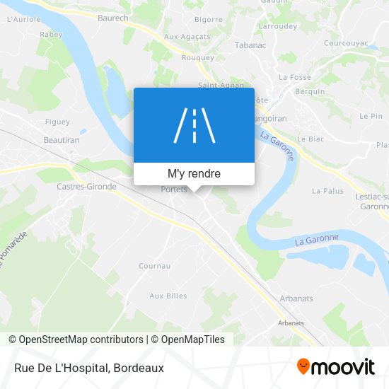 Rue De L'Hospital plan
