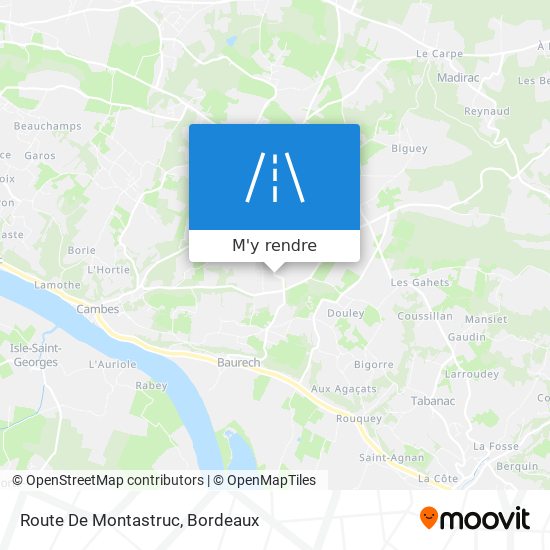 Route De Montastruc plan