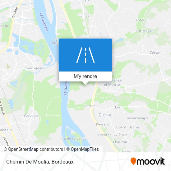 Chemin De Moulia plan