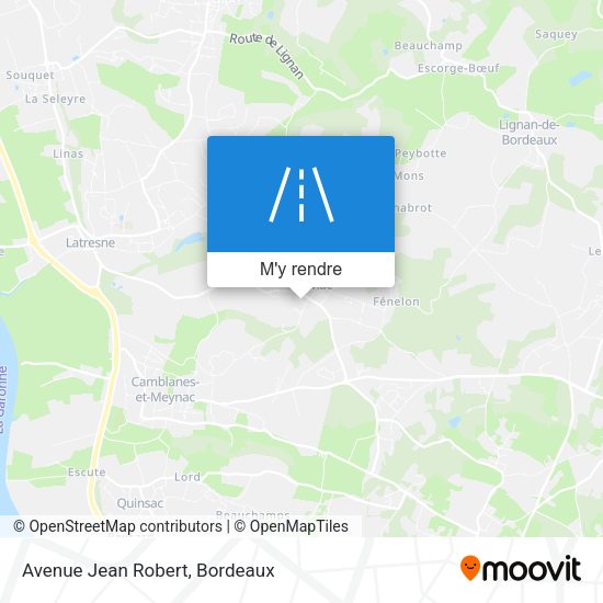 Avenue Jean Robert plan