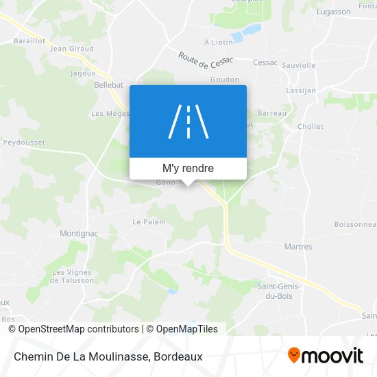 Chemin De La Moulinasse plan