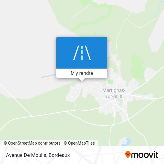 Avenue De Moulis plan
