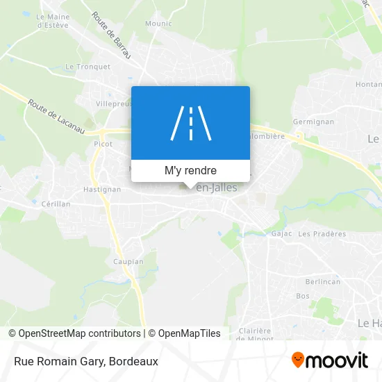 Rue Romain Gary plan