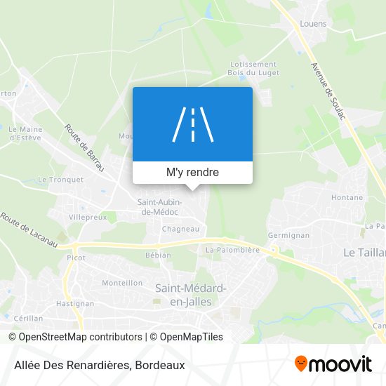 Allée Des Renardières plan