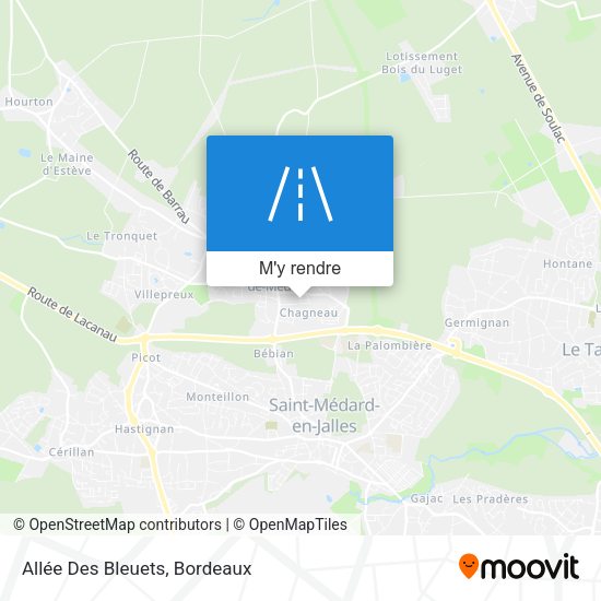 Allée Des Bleuets plan