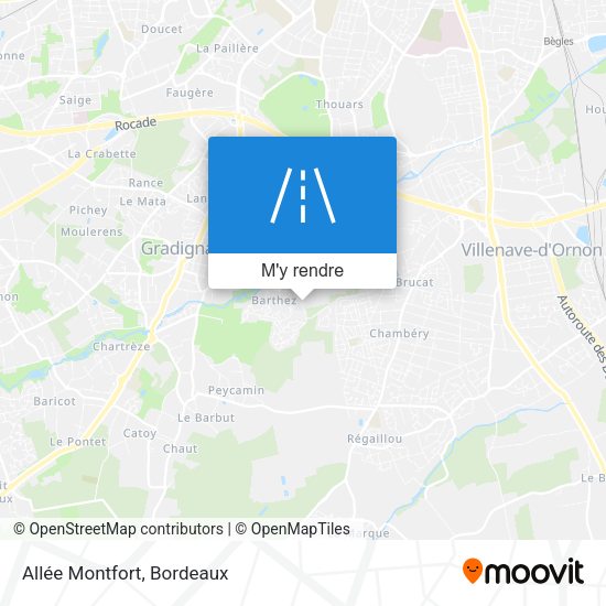 Allée Montfort plan