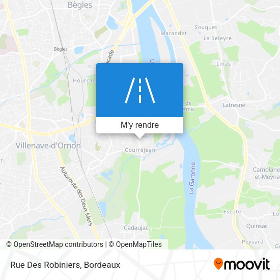 Rue Des Robiniers plan