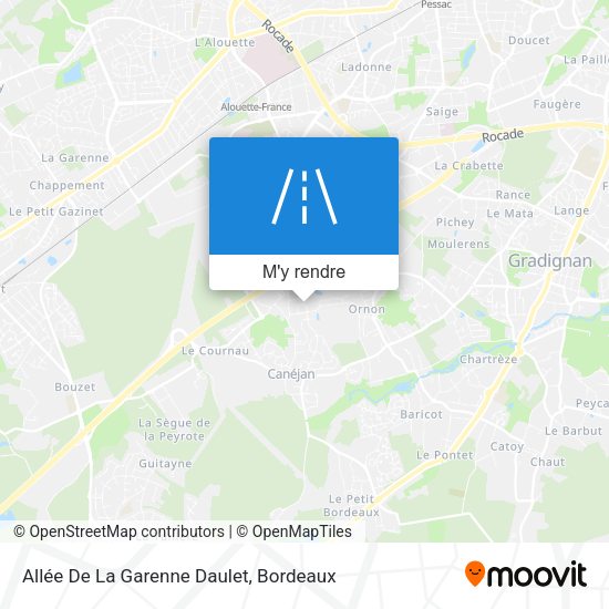 Allée De La Garenne Daulet plan