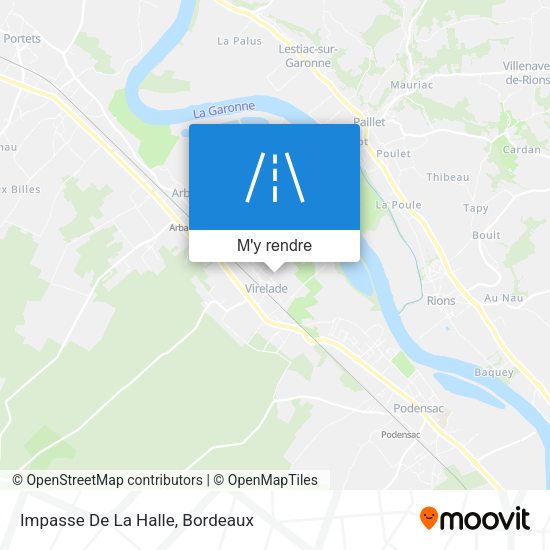 Impasse De La Halle plan