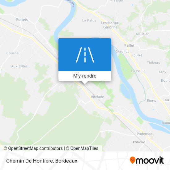 Chemin De Hontière plan