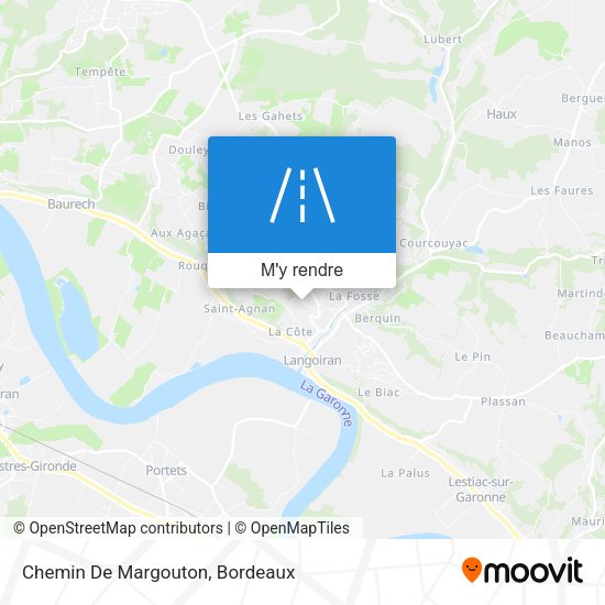 Chemin De Margouton plan