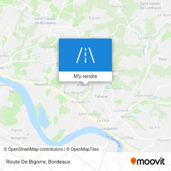 Route De Bigorre plan