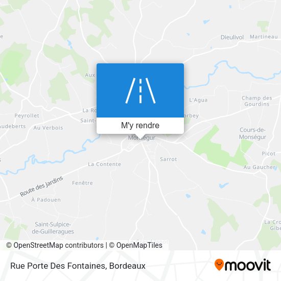 Rue Porte Des Fontaines plan