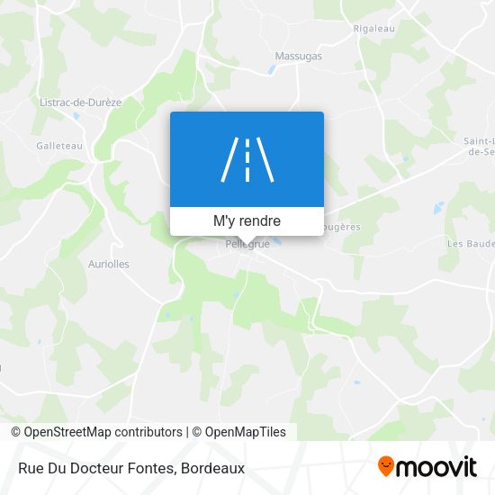 Rue Du Docteur Fontes plan
