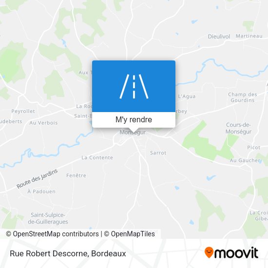 Rue Robert Descorne plan