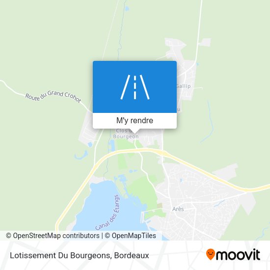 Lotissement Du Bourgeons plan