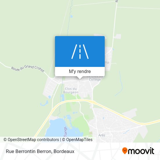 Rue Berrontin Berron plan