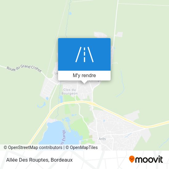 Allée Des Rouptes plan