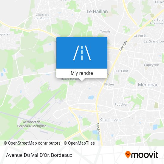 Avenue Du Val D'Or plan