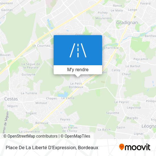 Place De La Liberté D'Expression plan