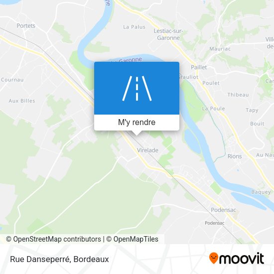 Rue Danseperré plan