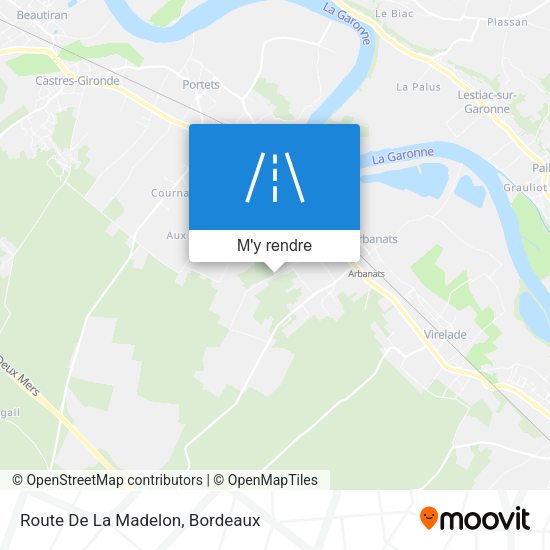 Route De La Madelon plan