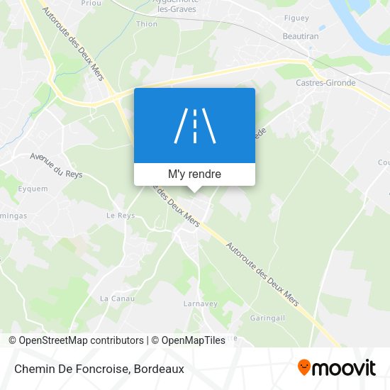 Chemin De Foncroise plan