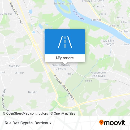 Rue Des Cyprès plan