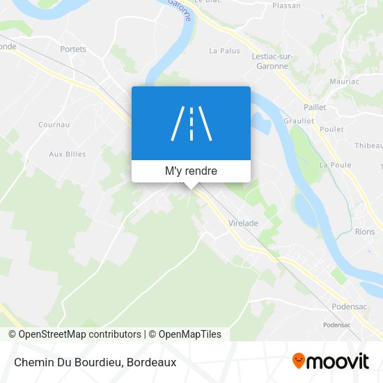 Chemin Du Bourdieu plan