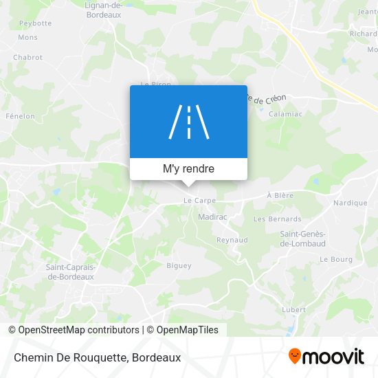 Chemin De Rouquette plan
